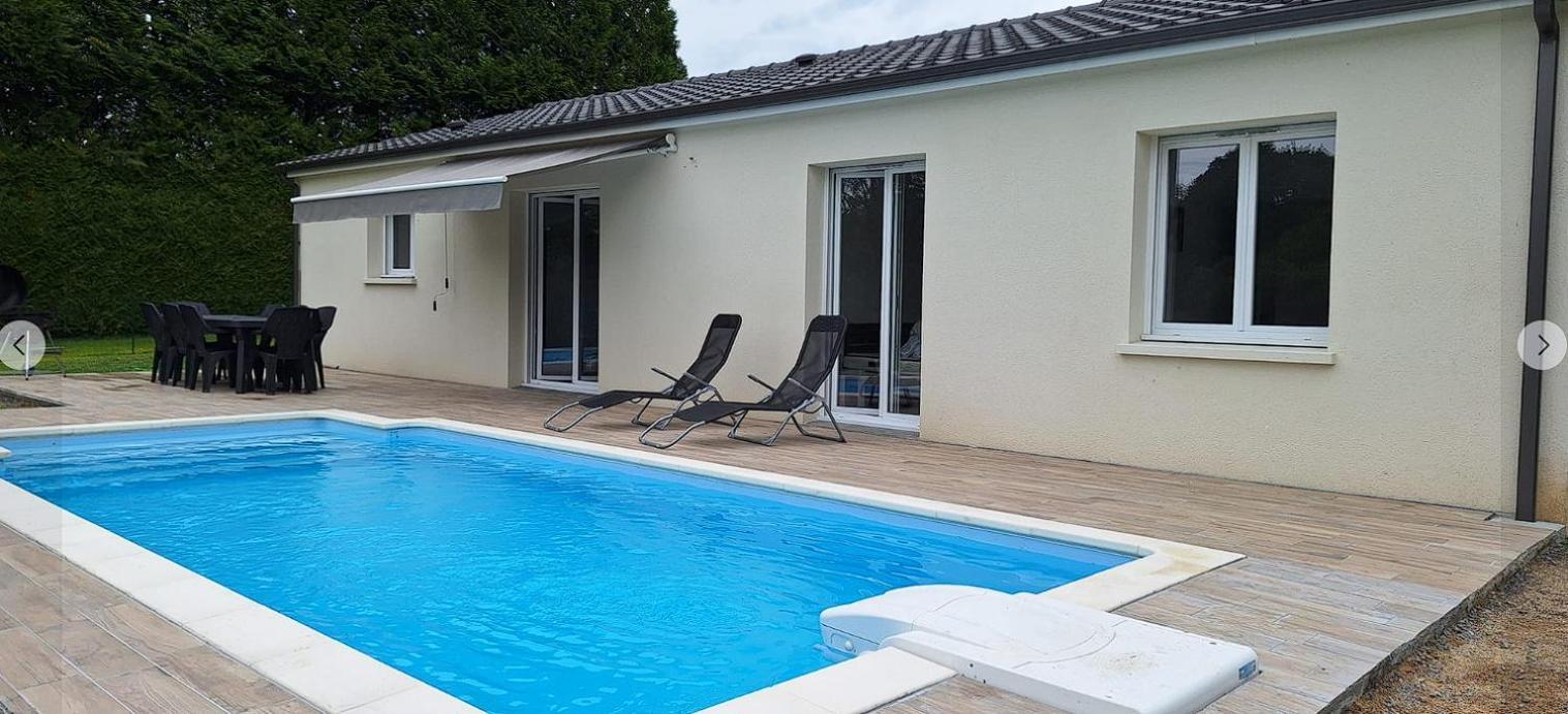 Les Granges De Soulagnieux Et Sa Piscine Privee Villa Piégut-Pluviers Exterior photo